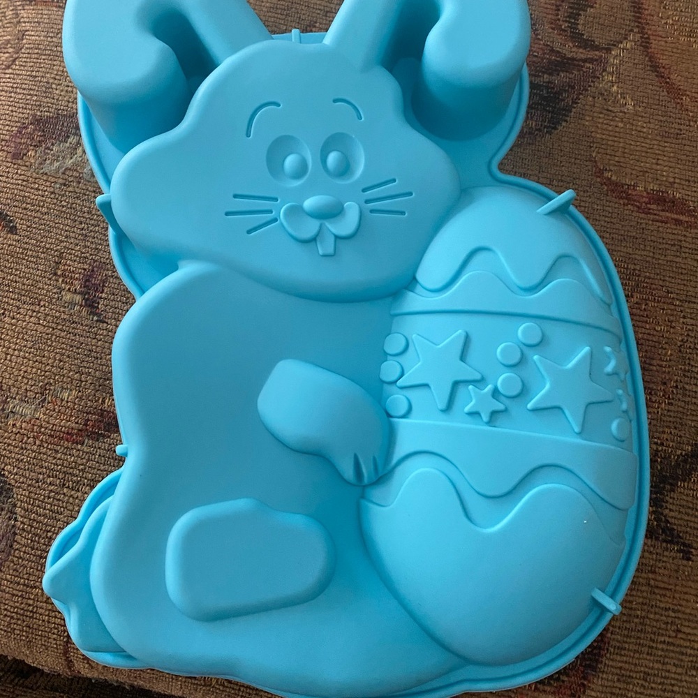 Cute Blue Bunny Silicone Mold